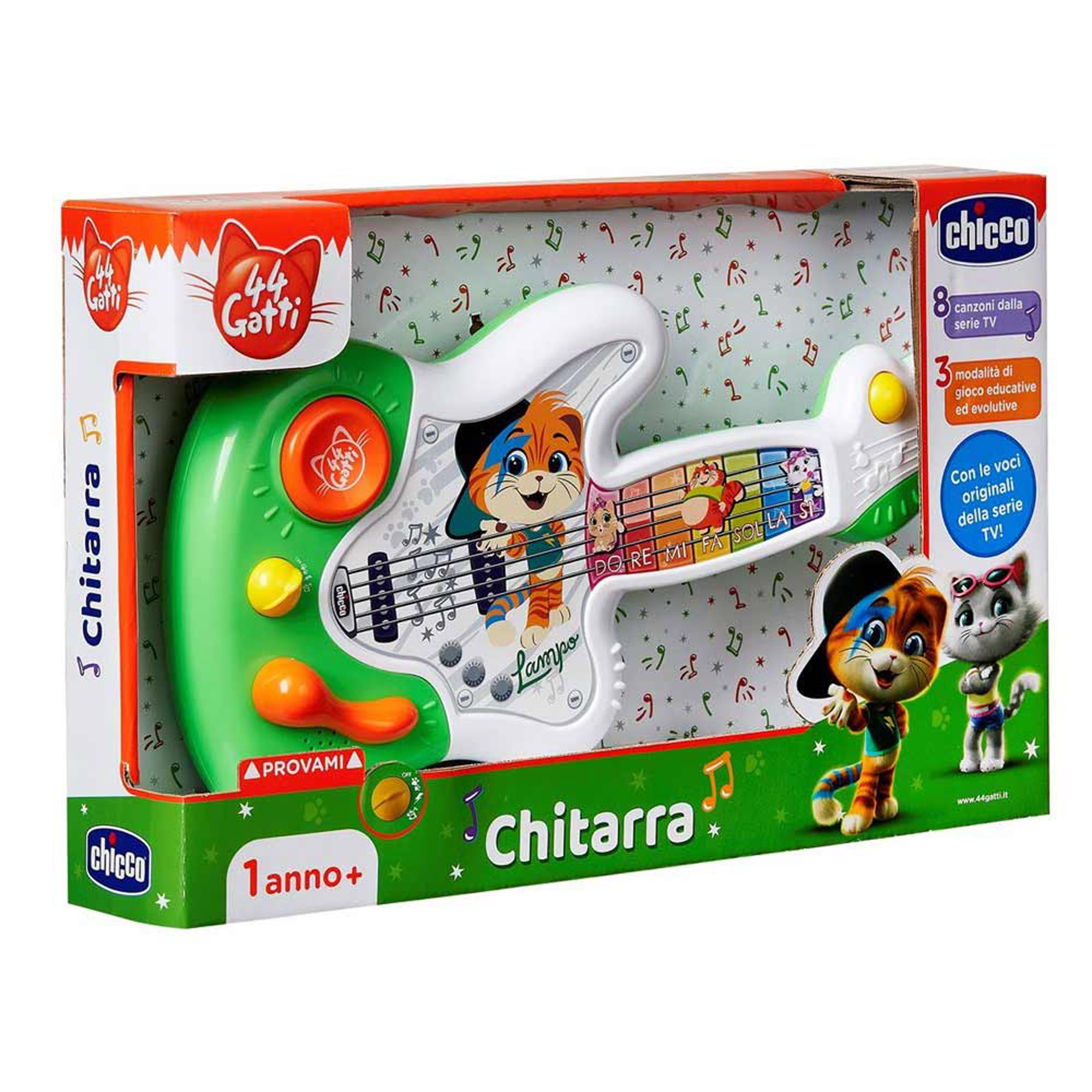 Игрушка CHICCO Музыкальная Гитара 44 Котенка - фото 3