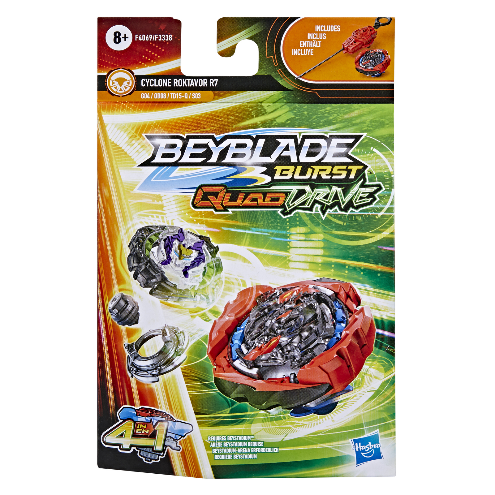 Набор игровой BeyBlade Циклон Роктавор R7 с пускателем F4069EU4 - фото 2