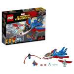 Конструктор LEGO Super Heroes Воздушная погоня Капитана Америка (76076)