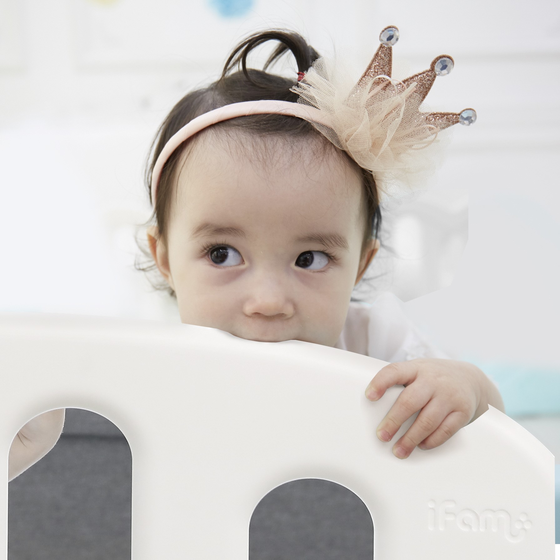 Детский манеж Ifam First Baby Room белый - голубой IF-137-1-FBR-WCB10D - фото 2