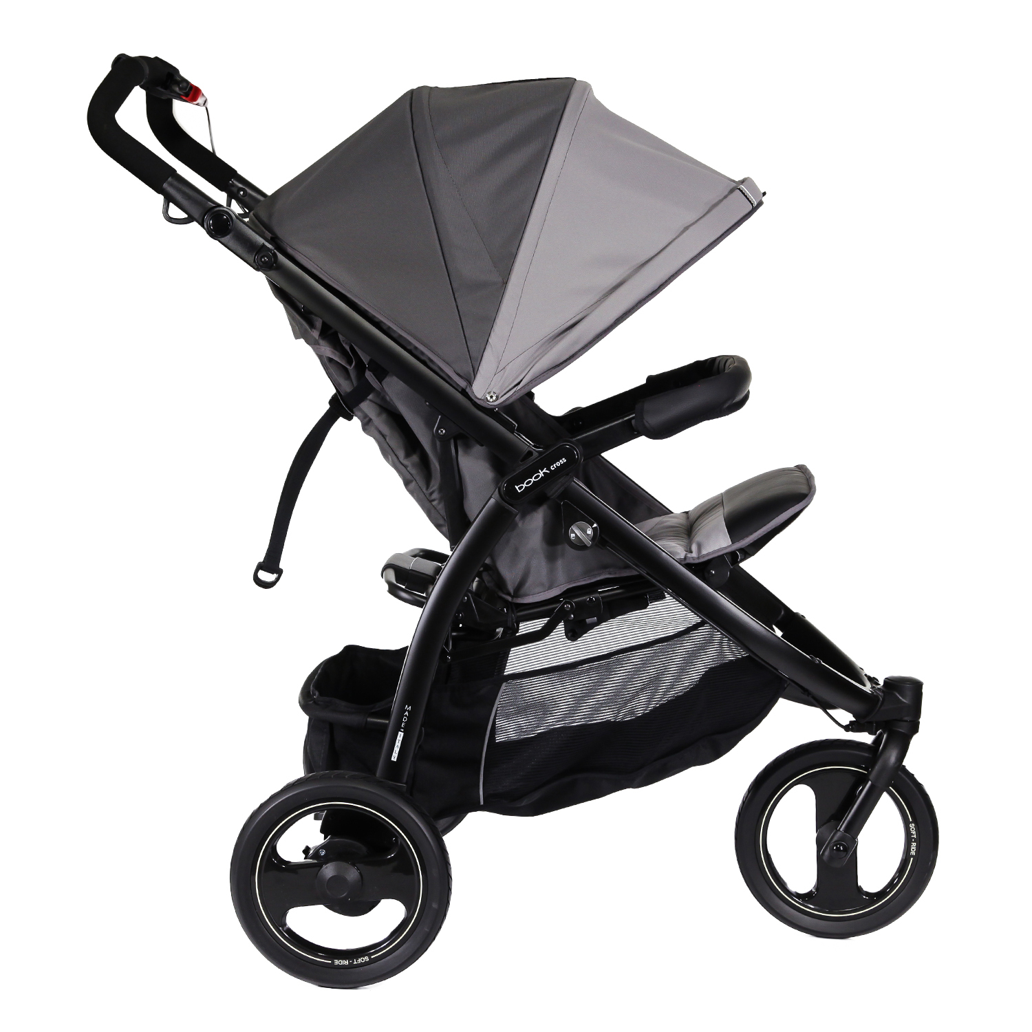 Коляска прогулочная Peg-Perego Book Cross Classic Grey - фото 4