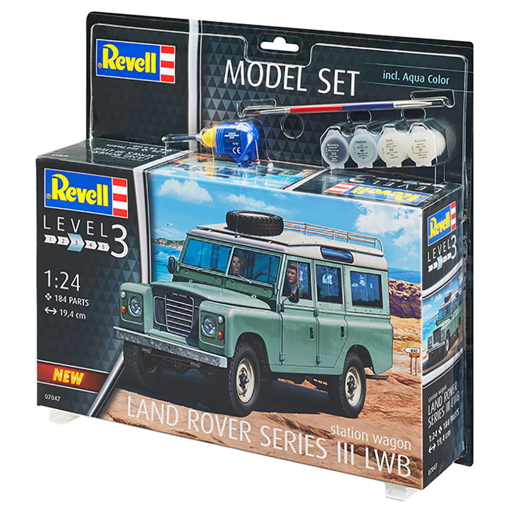 Модель для сборки Revell Автомобиль Land Rover Series III 67047 - фото 3