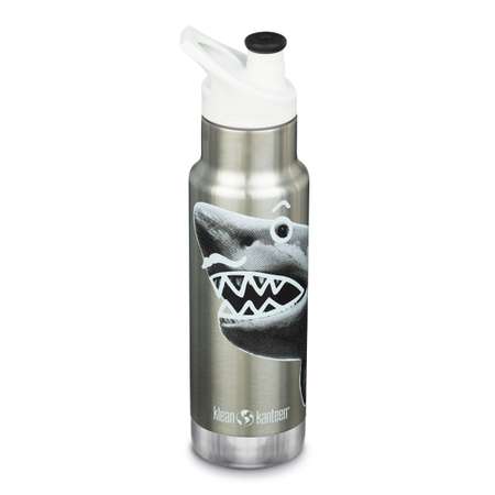 Детская термобутылка Klean Kanteen Insulated Kid Classic Narrow 12oz Mr. Shark 355 мл