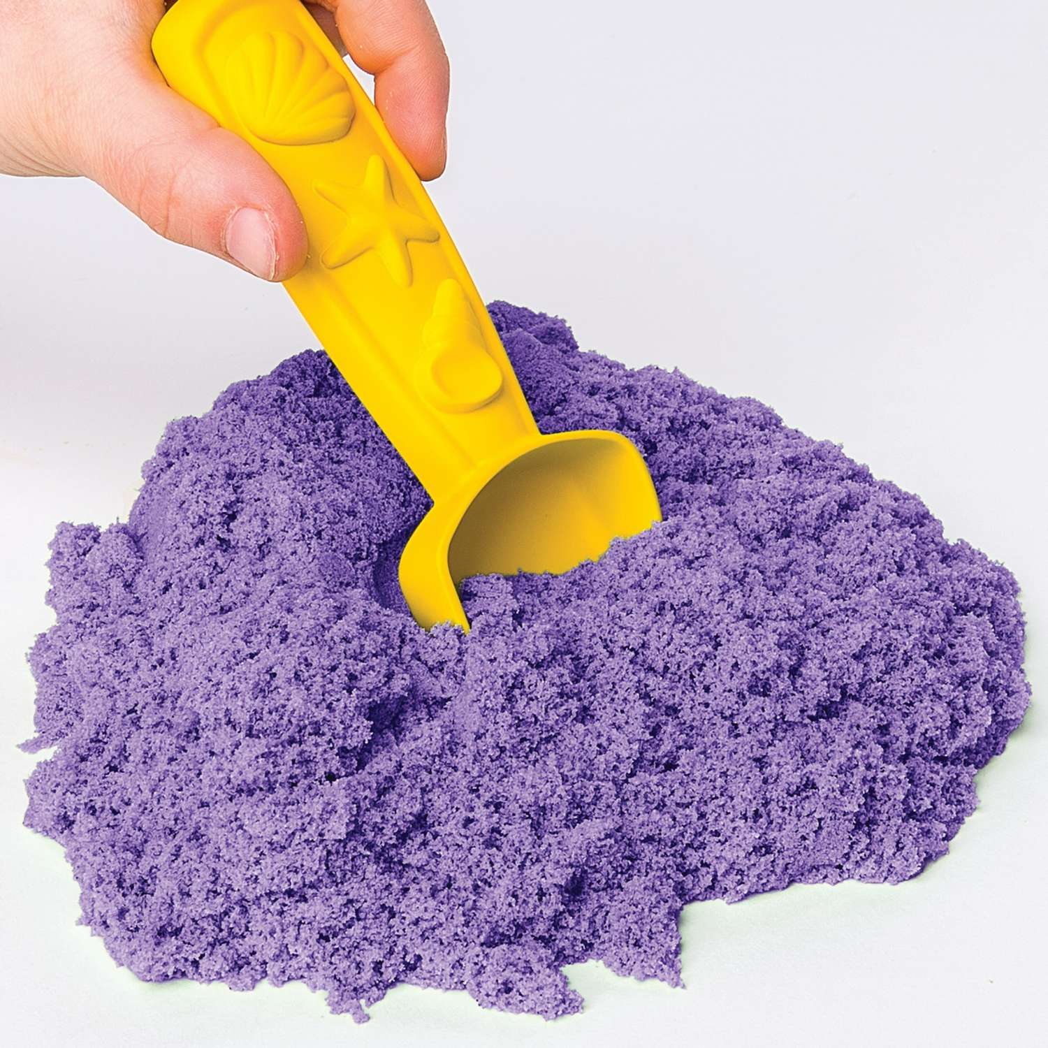 Песок кинетический Kinetic Sand с коробкой и инструментами 454г Purple 6028092 - фото 4