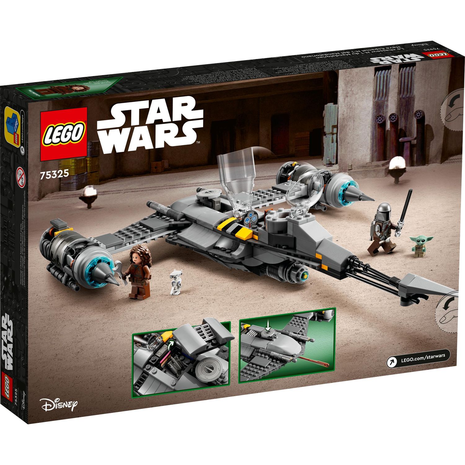 Конструктор LEGO Star Wars Звёздный истребитель Мандалорца N-1 75325 - фото 3