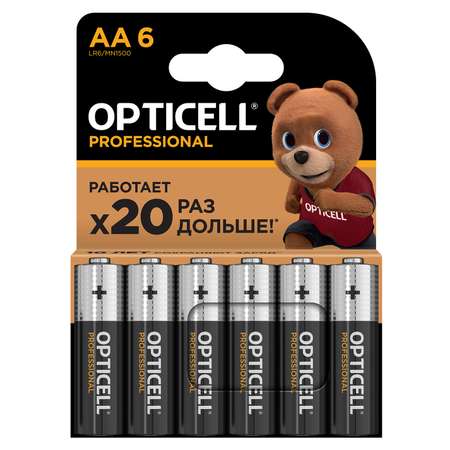 Батарейки OPTICELL Professional AA 6шт