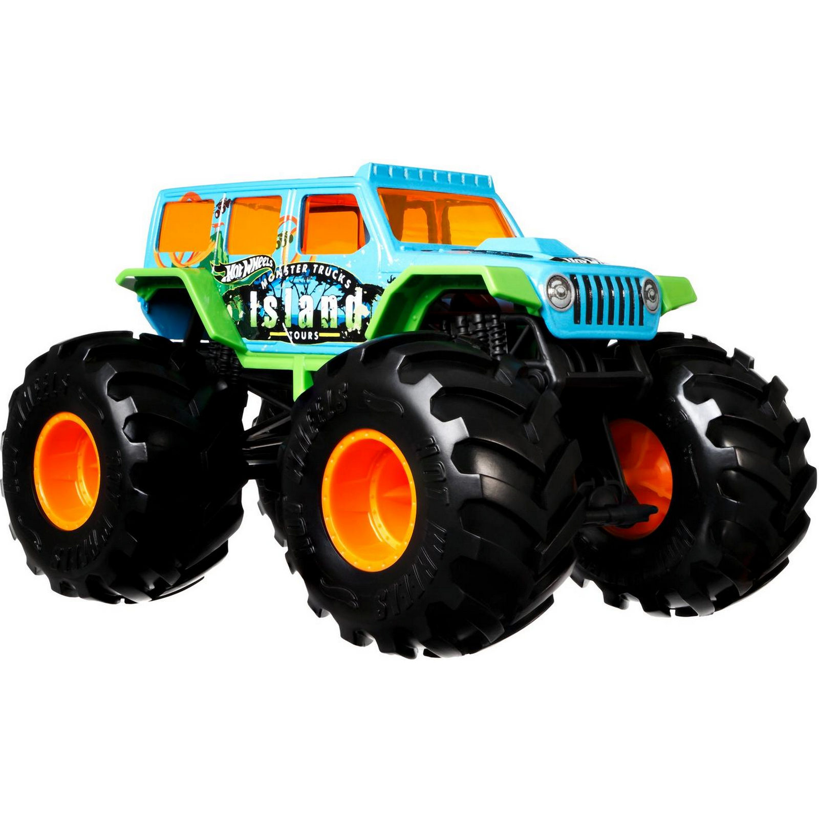 Машинка Hot Wheels Monster Trucks большой Джип GTJ44 FYJ83 - фото 3