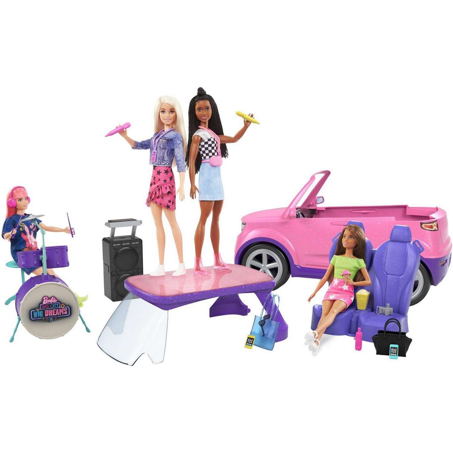 Набор игровой Barbie Большой город Большие мечты Транспортное средство GYJ25 GYJ25 - фото 7