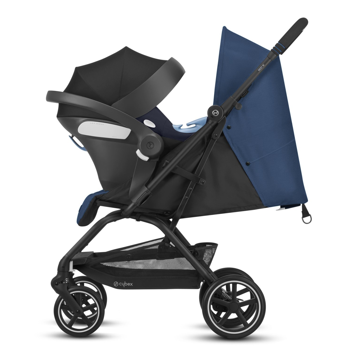 Коляска прогулочная Cybex Eezy S Plus Navy Blue - фото 7