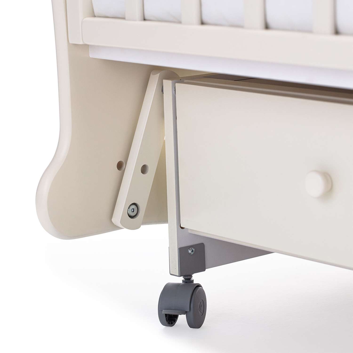 Детская кроватка Nuovita Stanzione прямоугольная, поперечный маятник (ваниль) - фото 18