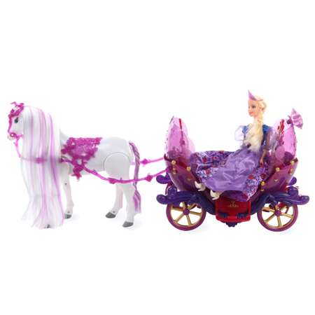 Кукла Veld Co с лошадкой и каретой