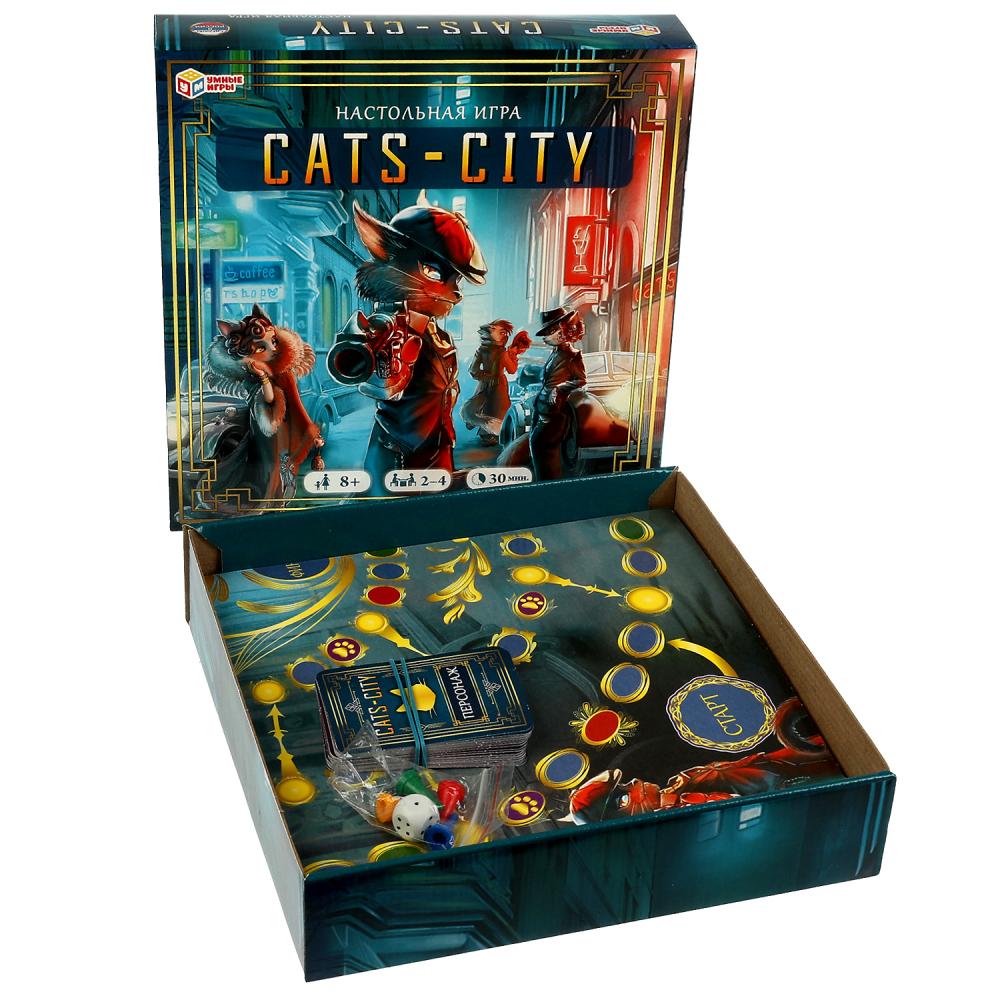 Настольная игра Умные Игры Cats-city купить по цене 418 ₽ в  интернет-магазине Детский мир