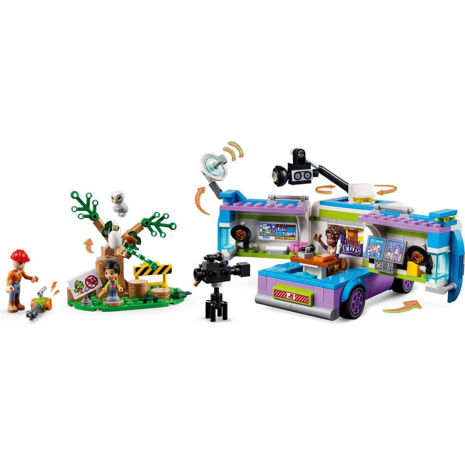 Конструктор LEGO Friends Newsroom Van 41749 - фото 3