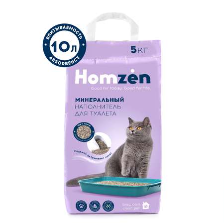 Наполнитель для кошачьего туалета Homzen впитывающий 10л