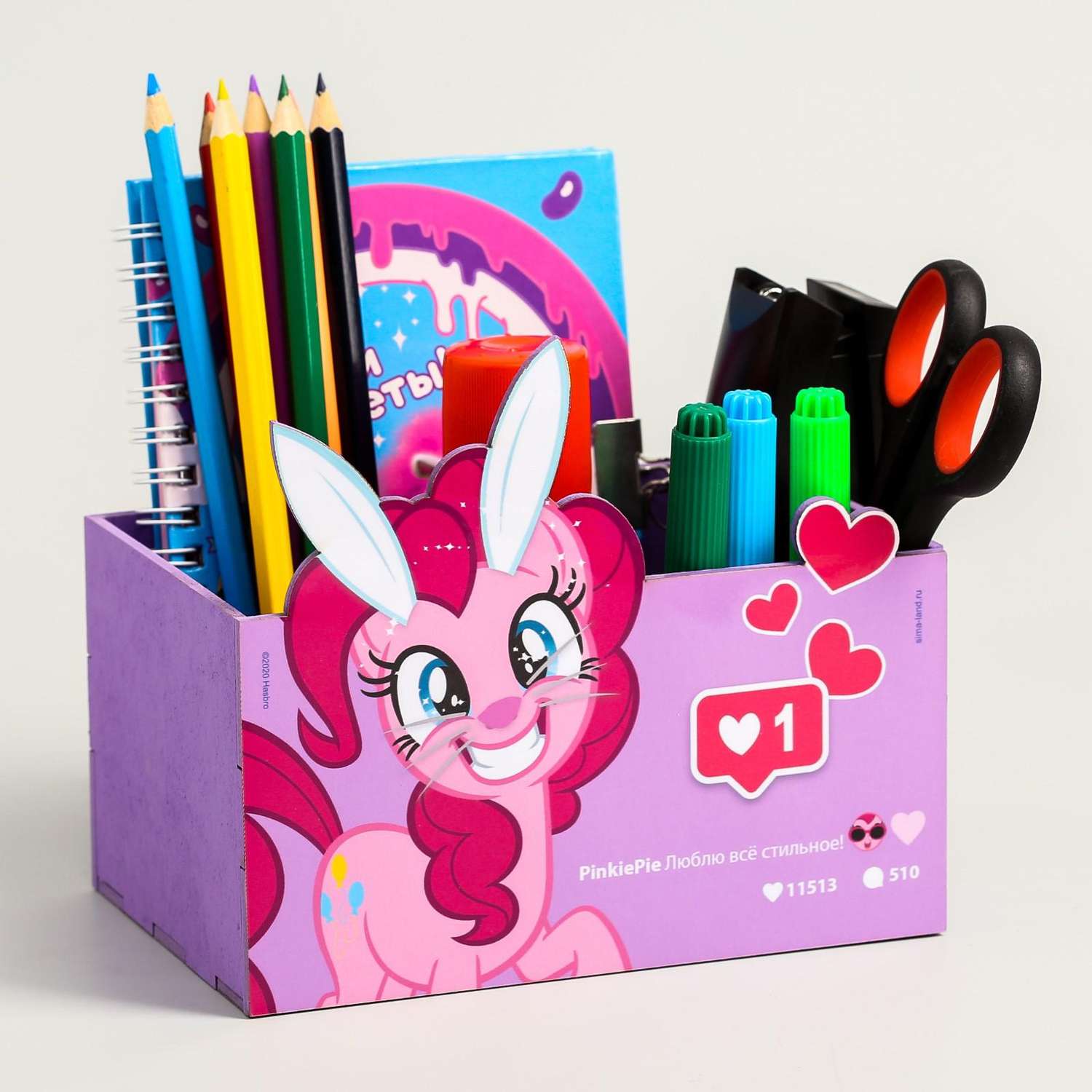 Органайзер Hasbro лиловый для канцелярии «Пони» My Little Pony - фото 2