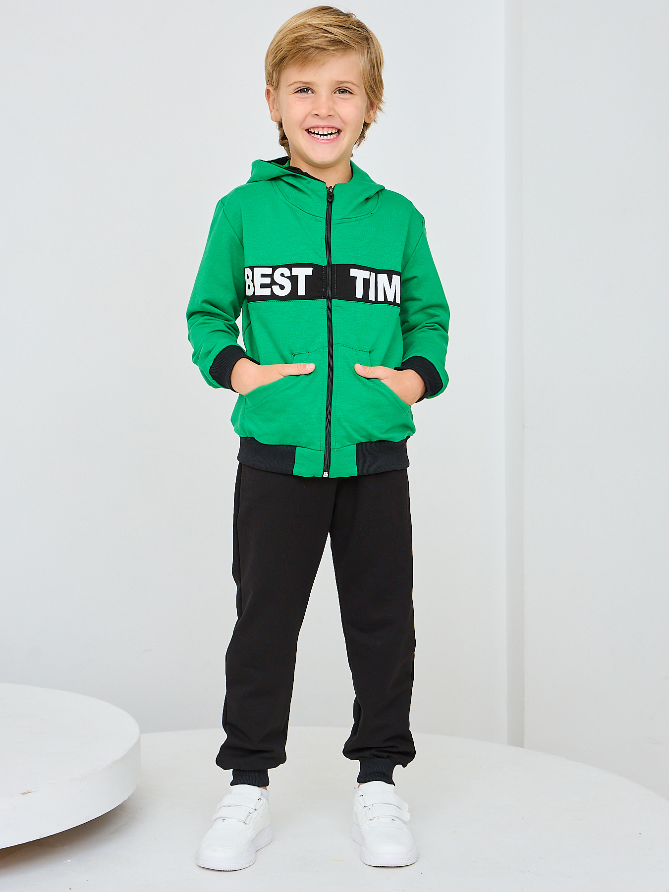 Костюм спортивный Mil Art kids 1902201528SUIT-SPORT-TITLE-GREEN - фото 3