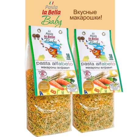Макароны детские Pasta la Bella Baby алфавит 2 упаковки