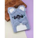 Блокнот плюшевый iLikeGift Happy koala grey 80 листов