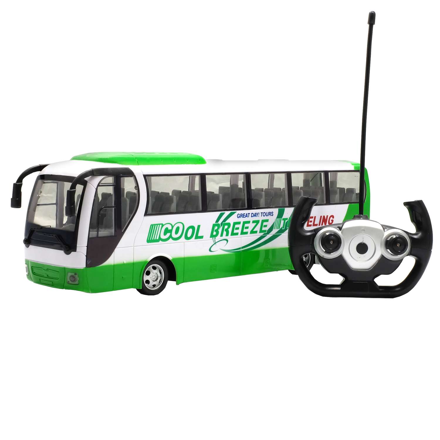 Автобус HK Industries РУ Зеленый 666-699A - фото 1