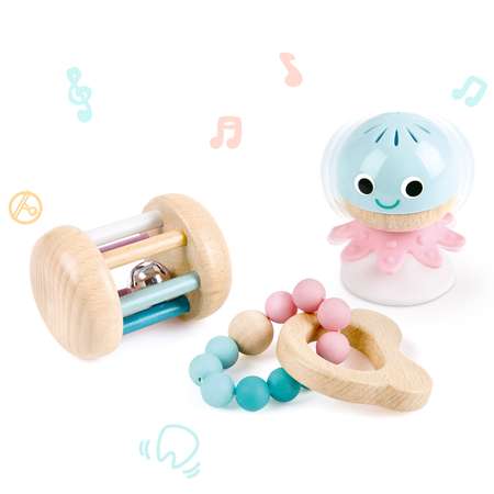 Набор игрушек Hape погремушек для новорожденных Сенсорный