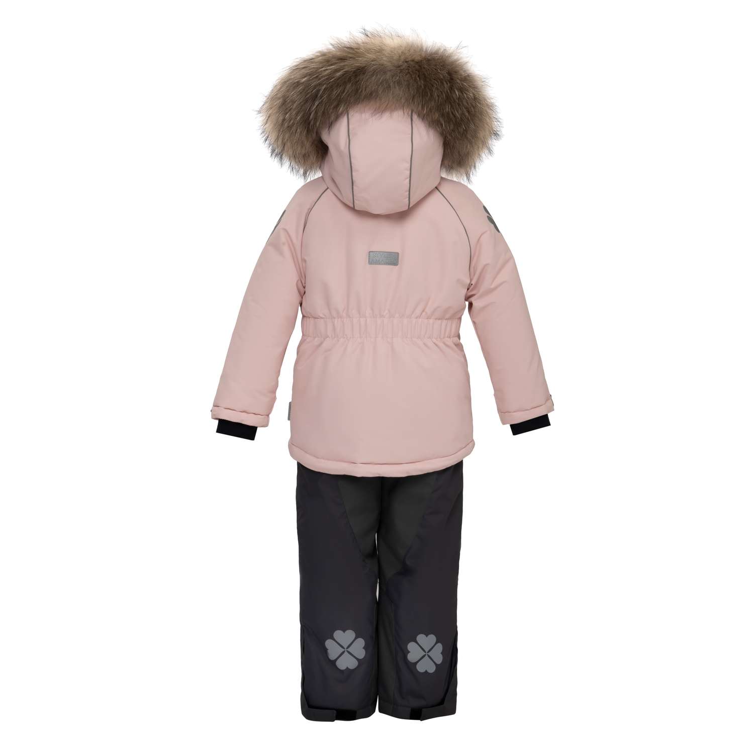 Куртка и полукомбинезон Stylish AMADEO AKP-081A-розовый - фото 2