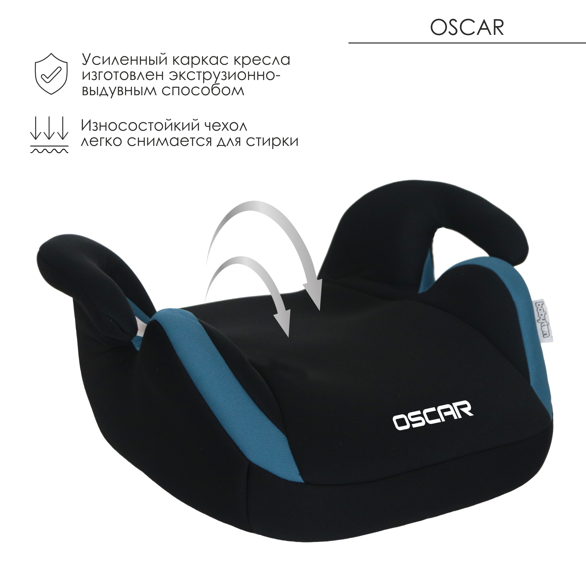 Автокресло Babyton Oscar Dark Turquoise 3 (22-36 кг) - фото 4