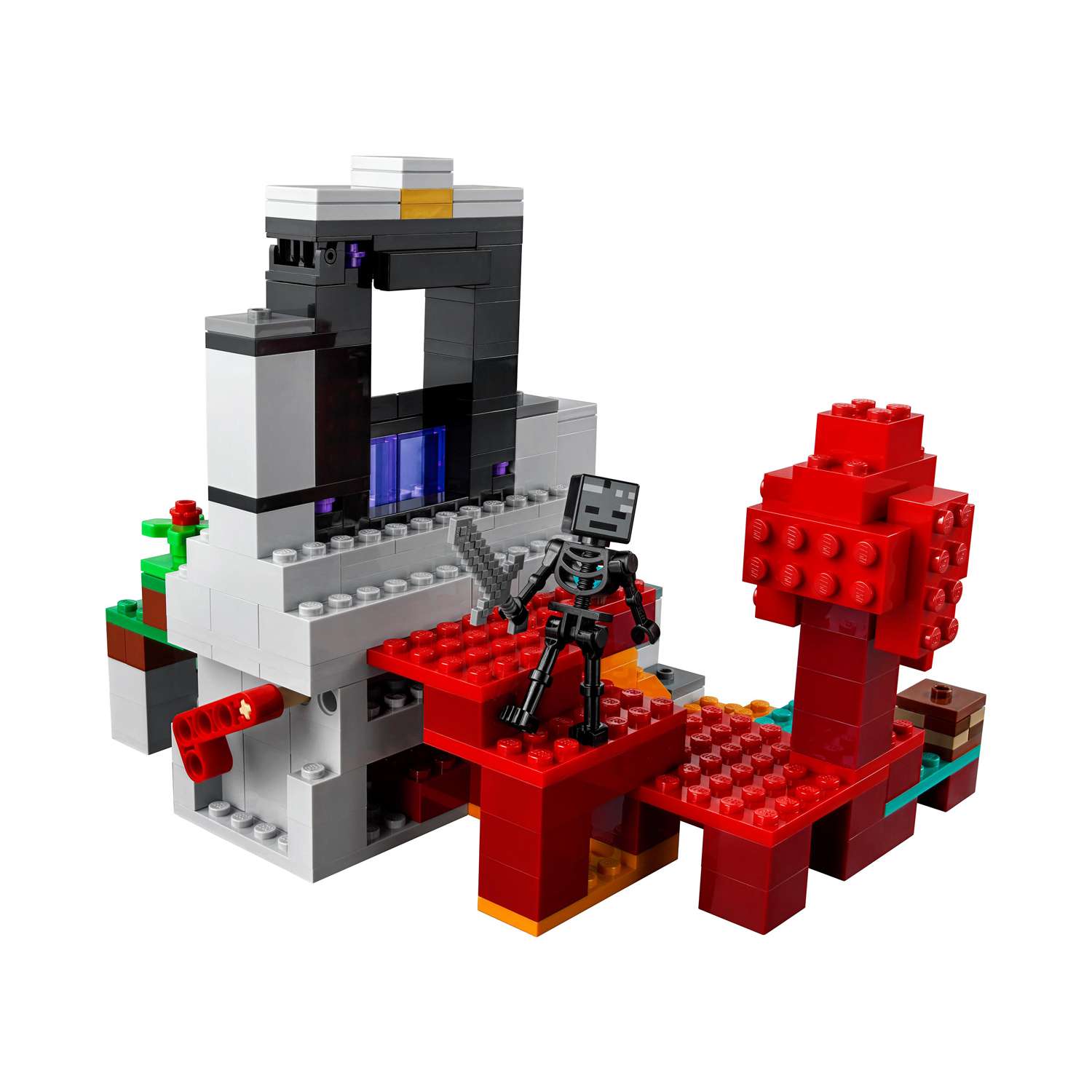 Конструктор детский LEGO Minecraft Разрушенный портал 21172 - фото 13