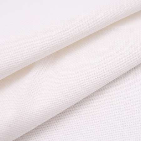 Ткань Astra Craft канва хлопковая равномерного переплетения для вышивания 30ct 100х150 см белая