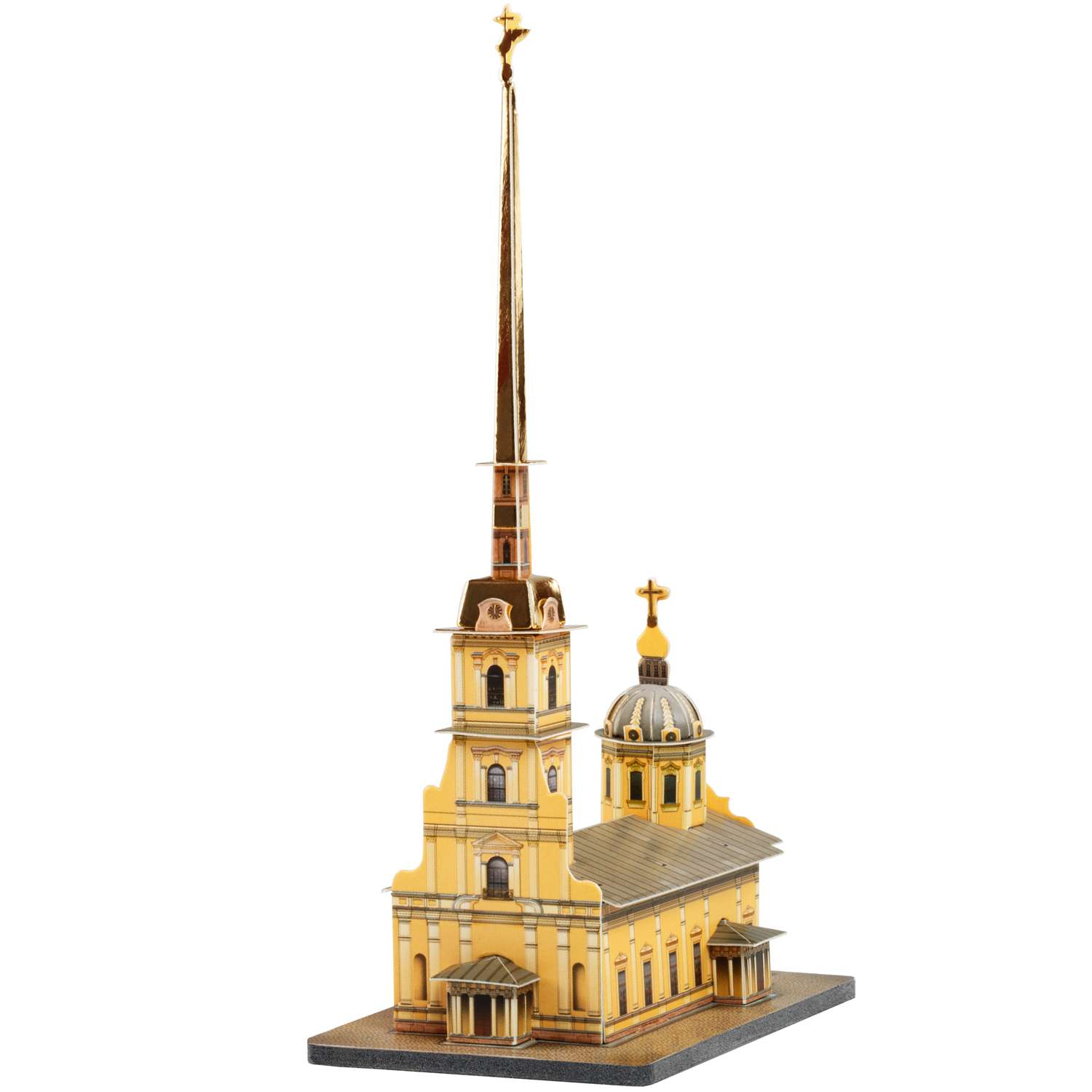 Сборная модель Умная бумага Города в миниатюре Петропавловский собор 558 558 - фото 2