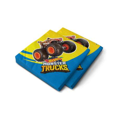 Набор салфеток PRIORITY Hot Wheels Monster Trucks 2х12 шт