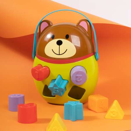 Развивающая игрушка-сортер Little Hero для детей Мишка 3015_1