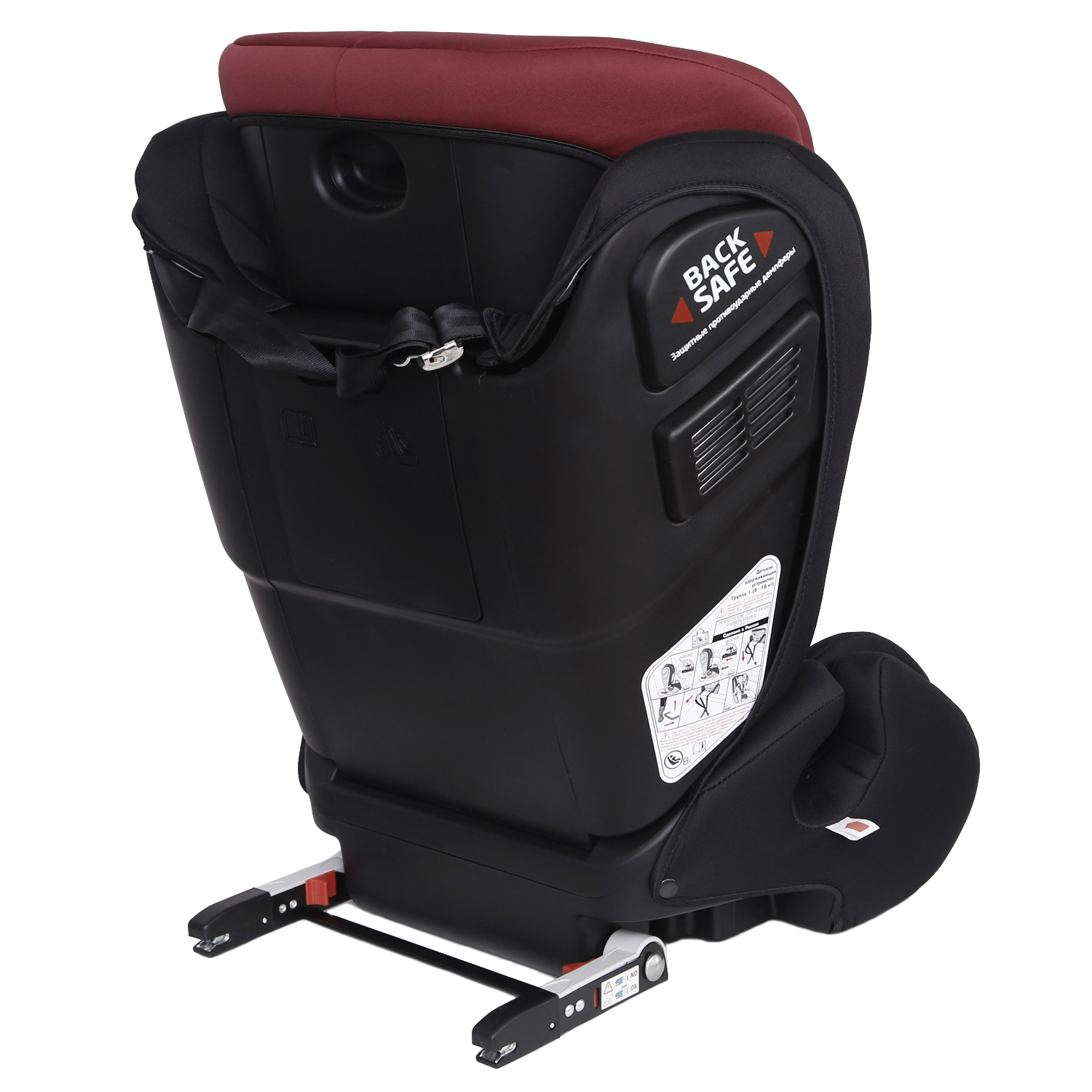 Автокресло Olsson Atlas Isofix Black-Red - фото 15