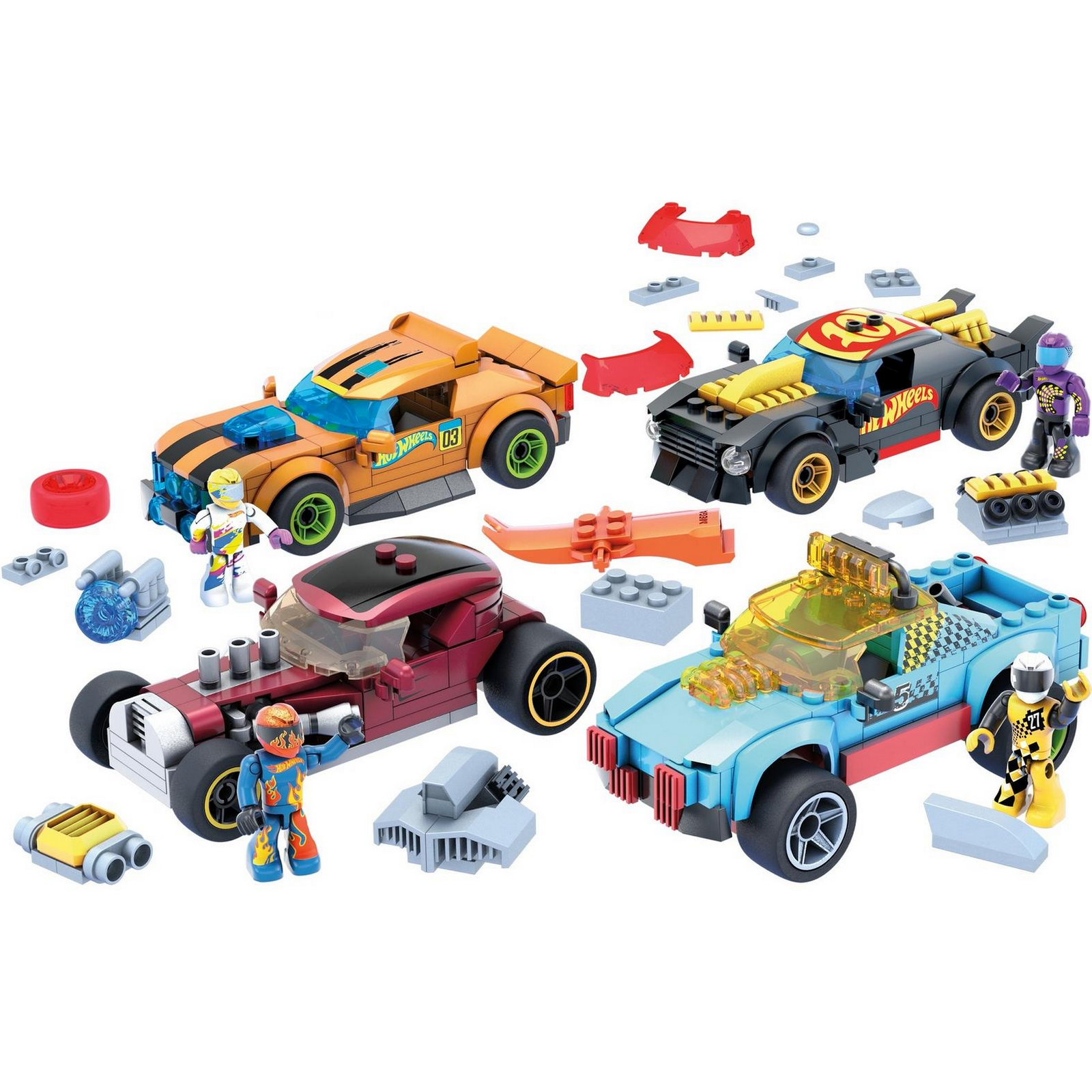 Набор Mega Construx Hot Wheels большой GVM13 - фото 1