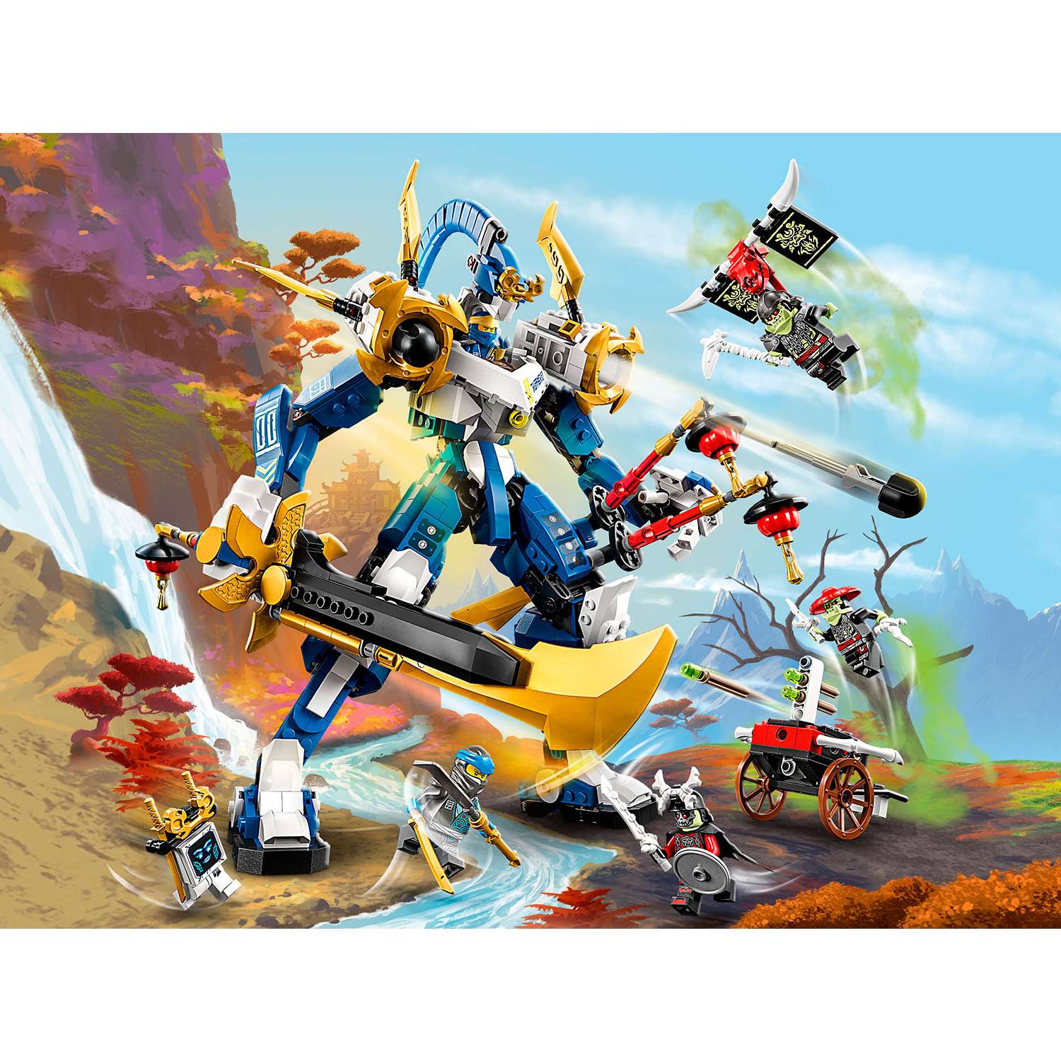 Конструктор детский LEGO Ninjago Механический титан Джея 71785 - фото 8