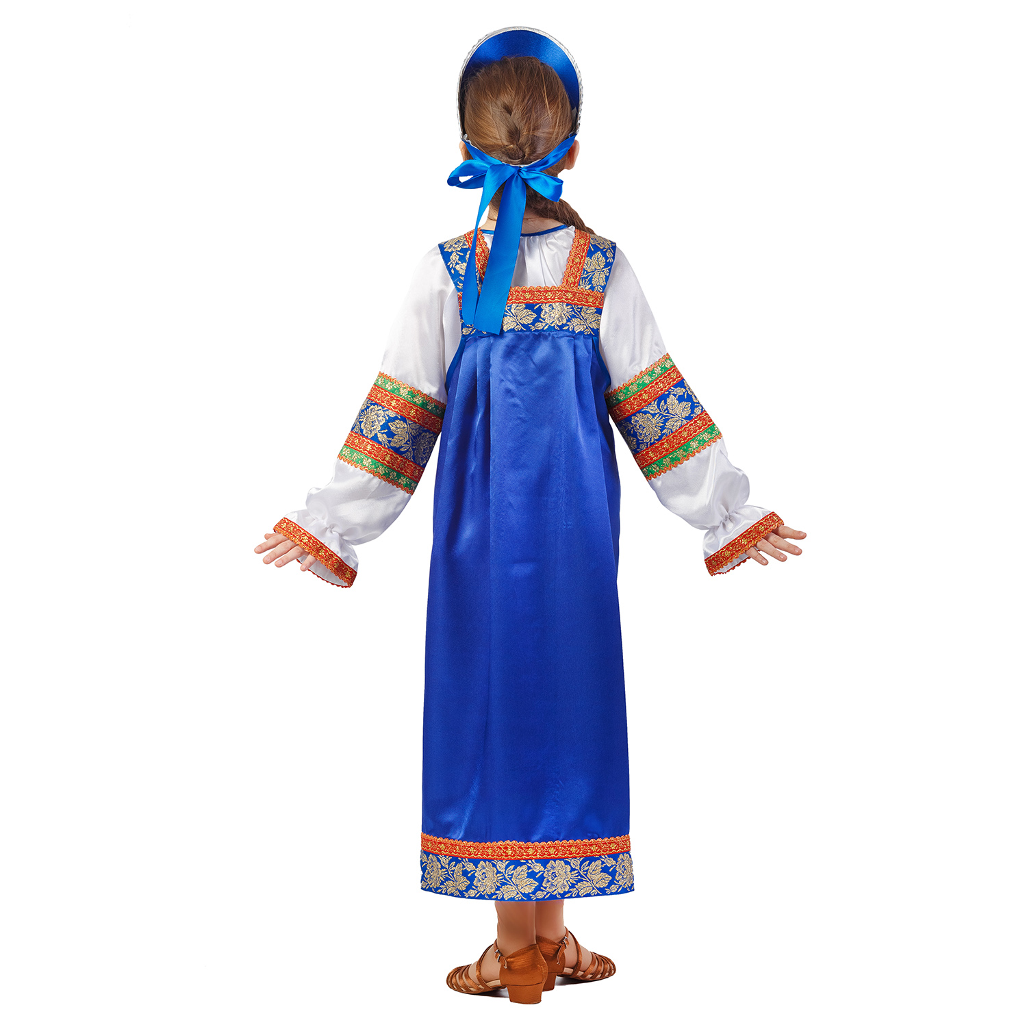 Русский народный костюм Gala-Вальс GW33000071/синий - фото 3