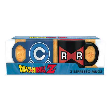 Набор кружек ABYStyle Dragon Ball Capsule C VS R Ribbon 2 шт 110 ml ABYMUG449