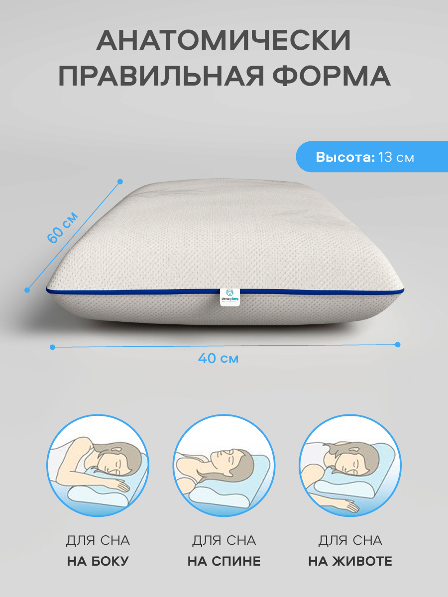 Подушка анатомическая MemorySleep Classic - фото 6