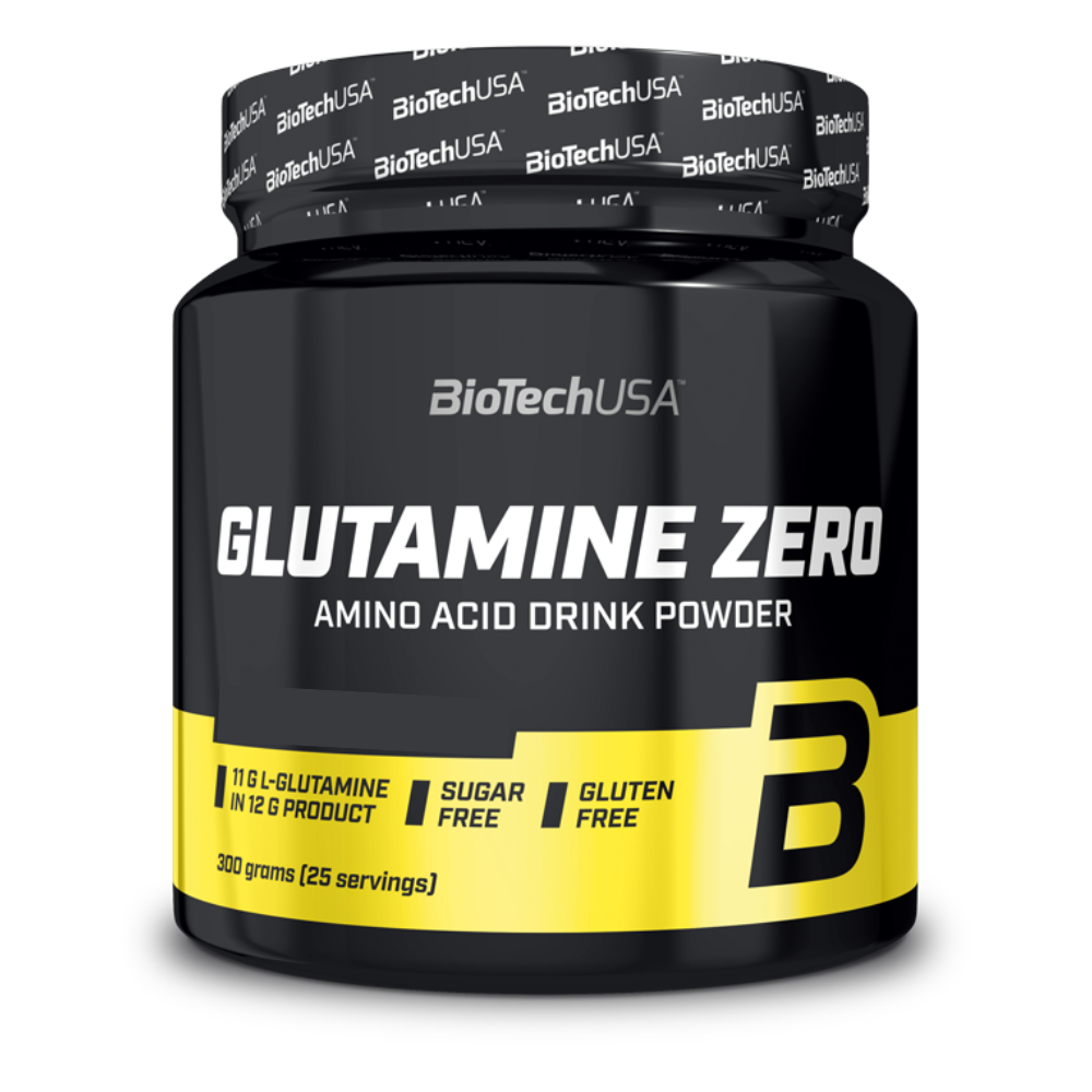 L-глютамин BiotechUSA Glutamine Zero 300 г. Арбуз - фото 1
