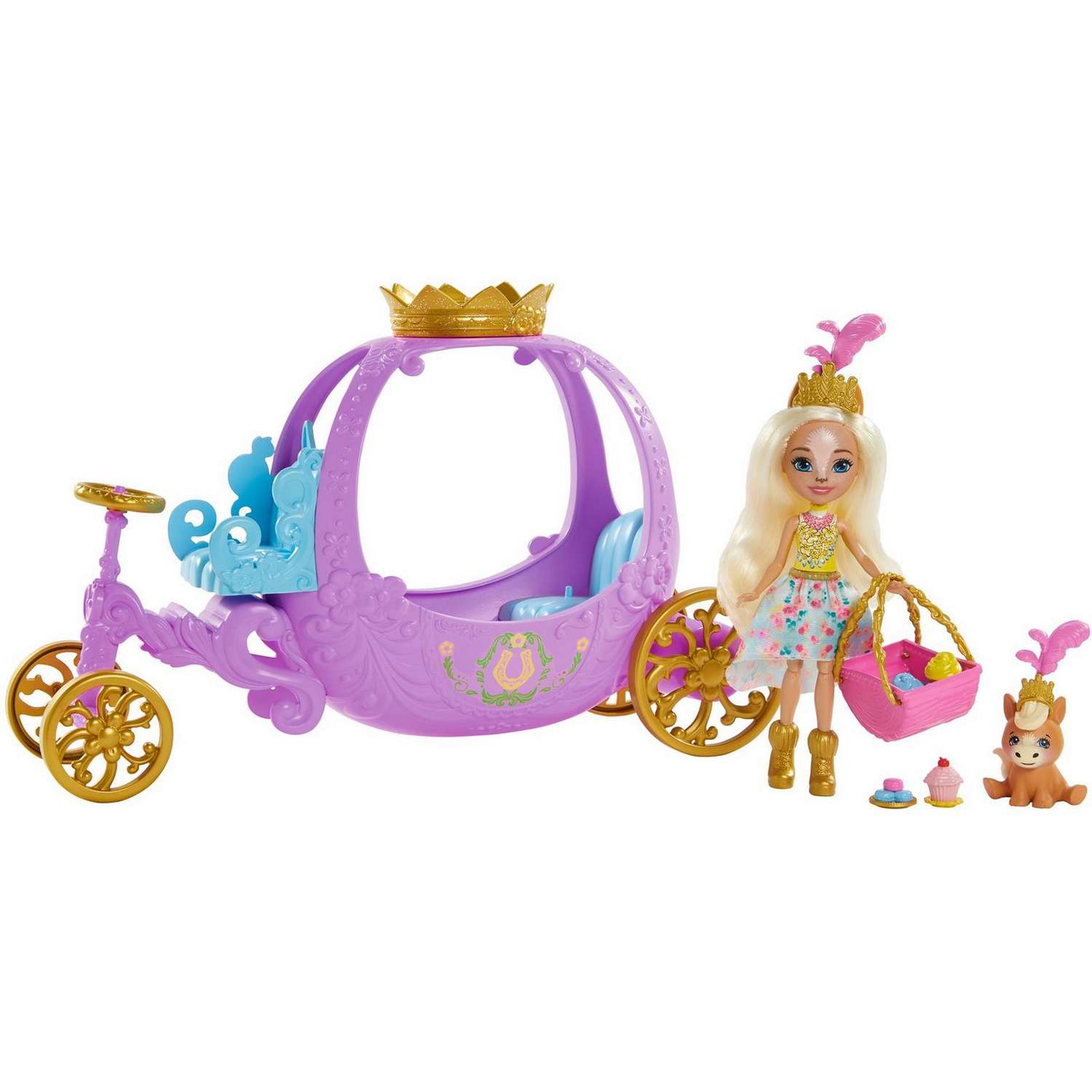 Набор игровой Enchantimals Королевская карета с куклой и аксессуарами GYJ16 GYJ16 - фото 4
