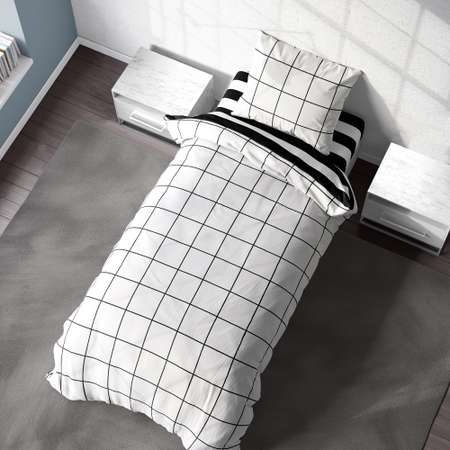 Комплект постельного белья Crazy Getup Grid paper 1.5 спальный 3 предмета