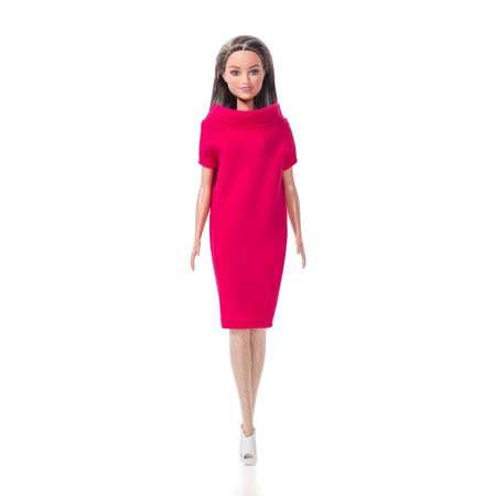 Одежда для кукол VIANA типа Барби 11.137.3 малина/бежевый
