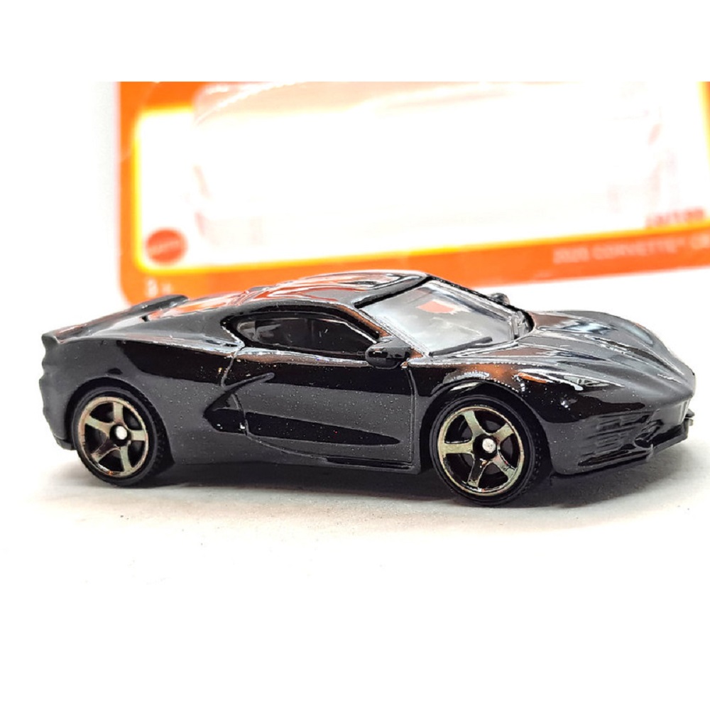 Автомобиль Matchbox Chevrolet 2020 Corvette C8 черный 60827 - фото 2