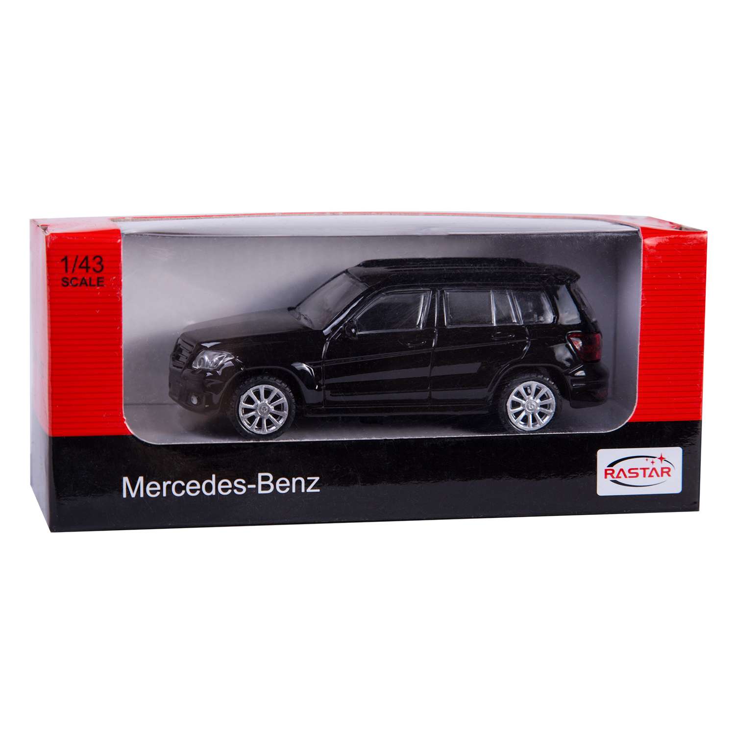 Машинка Rastar Mercedes GLK-CLASS 1:43 Черная 33900 - фото 3
