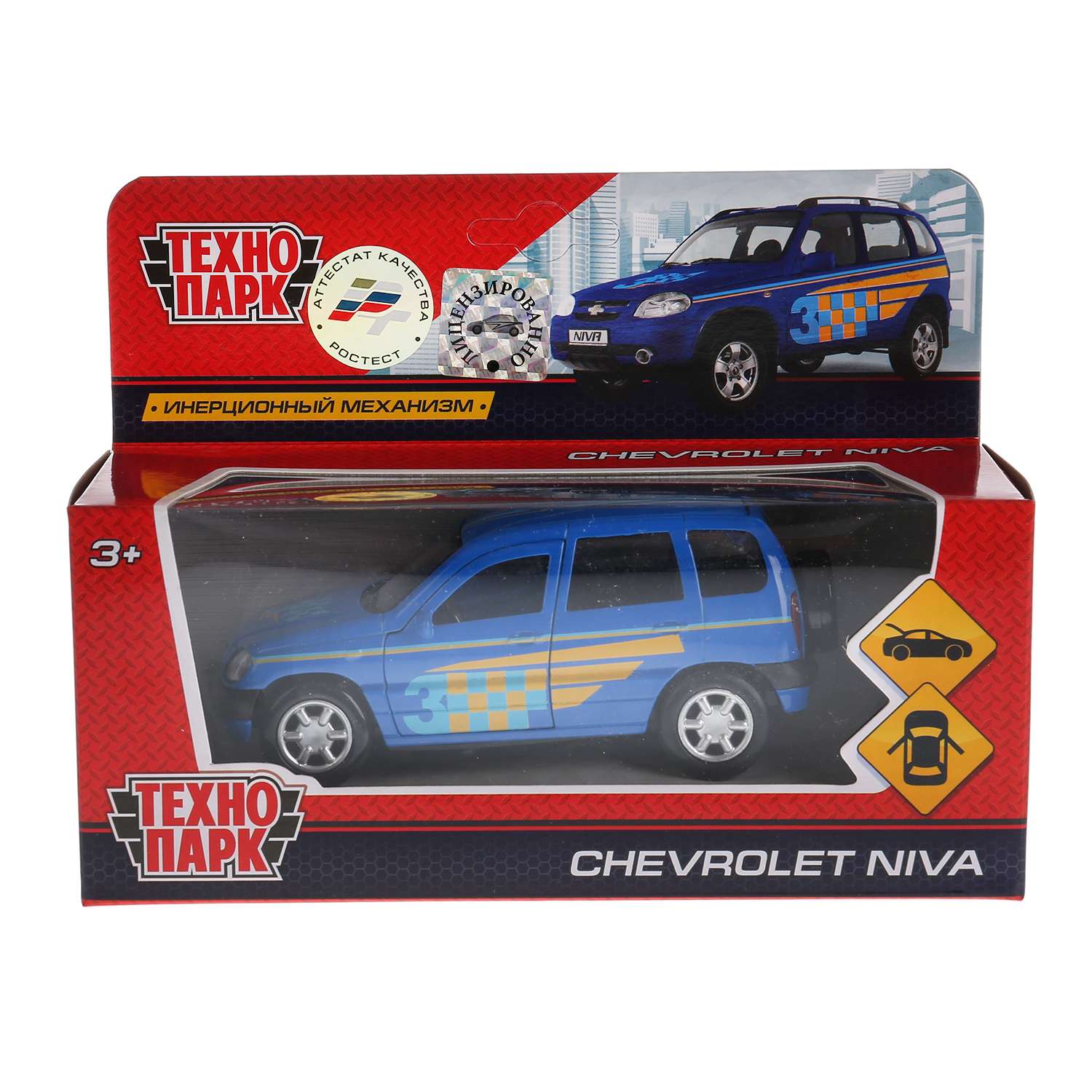 Машина Технопарк Chevrolet Niva инерционная 249896 249896 - фото 2