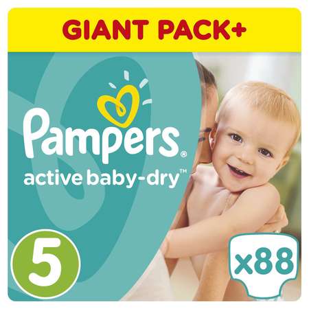 Подгузники Pampers Active Baby Малая Мега 11-18кг 87шт