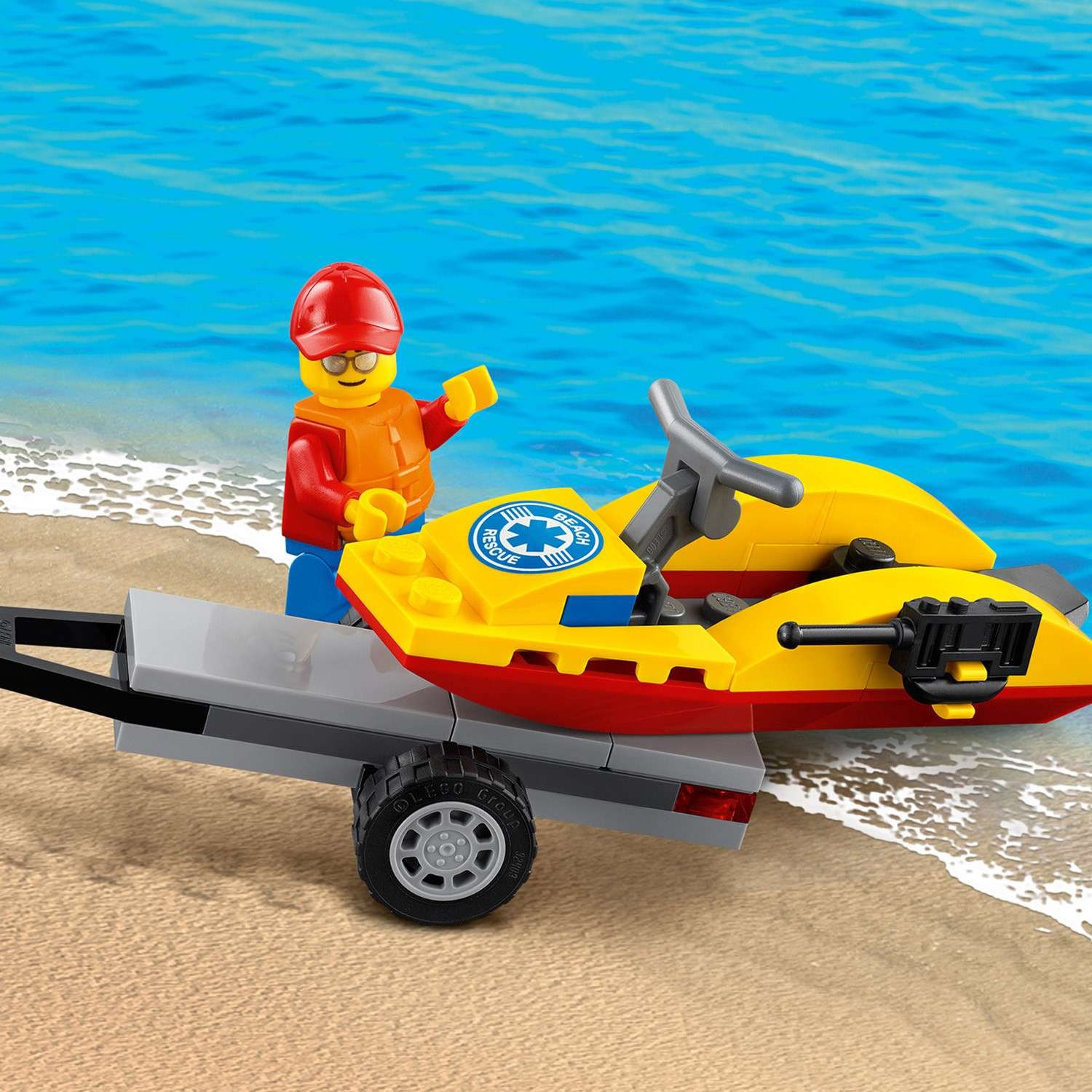 Конструктор LEGO City Great Vehicles Пляжный спасательный вездеход 60286 - фото 7