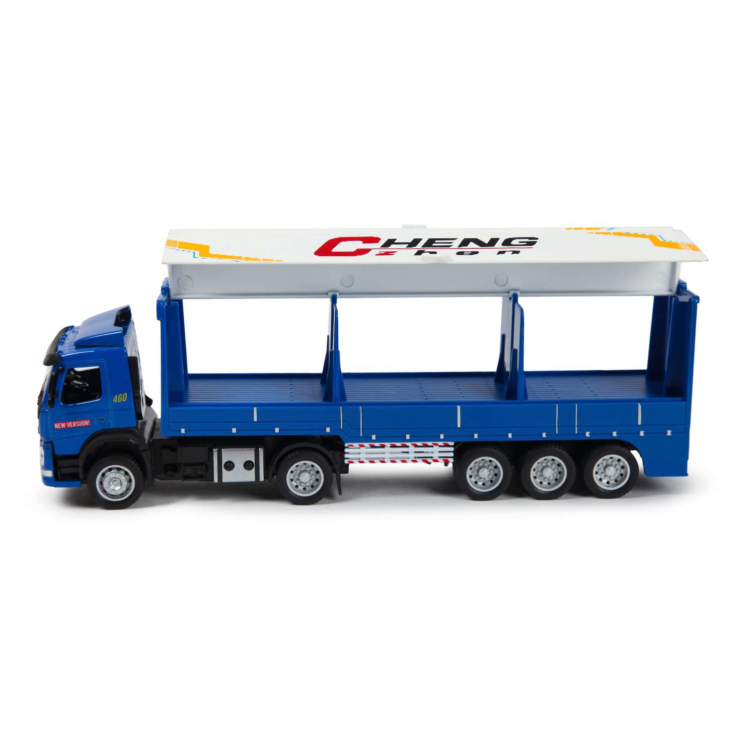 Машина MSZ 1:50 Volvo Container Truck Голубая 68386 68386 - фото 3