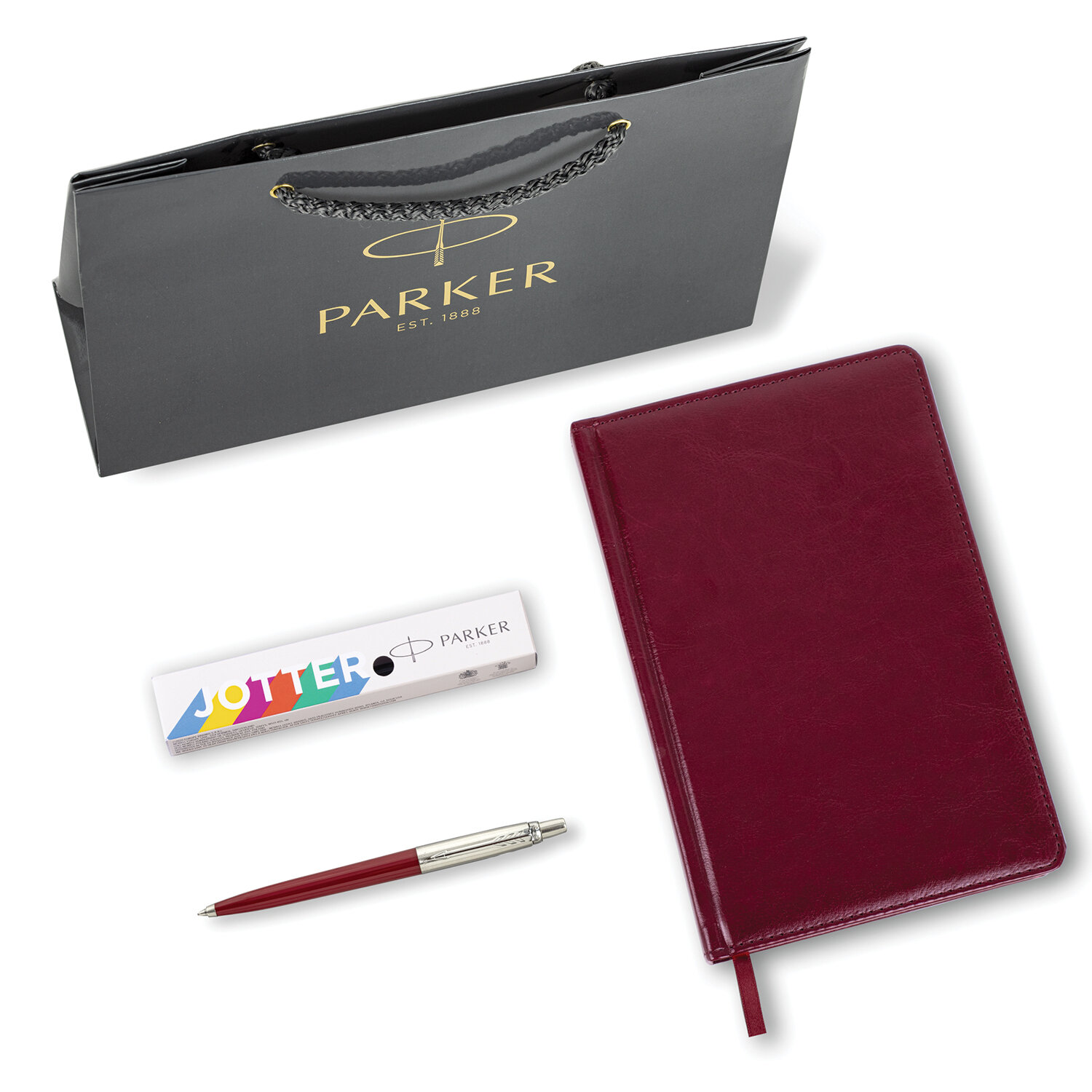 Подарочный набор PARKER ручка шариковая Parker и ежедневник А5 - фото 1