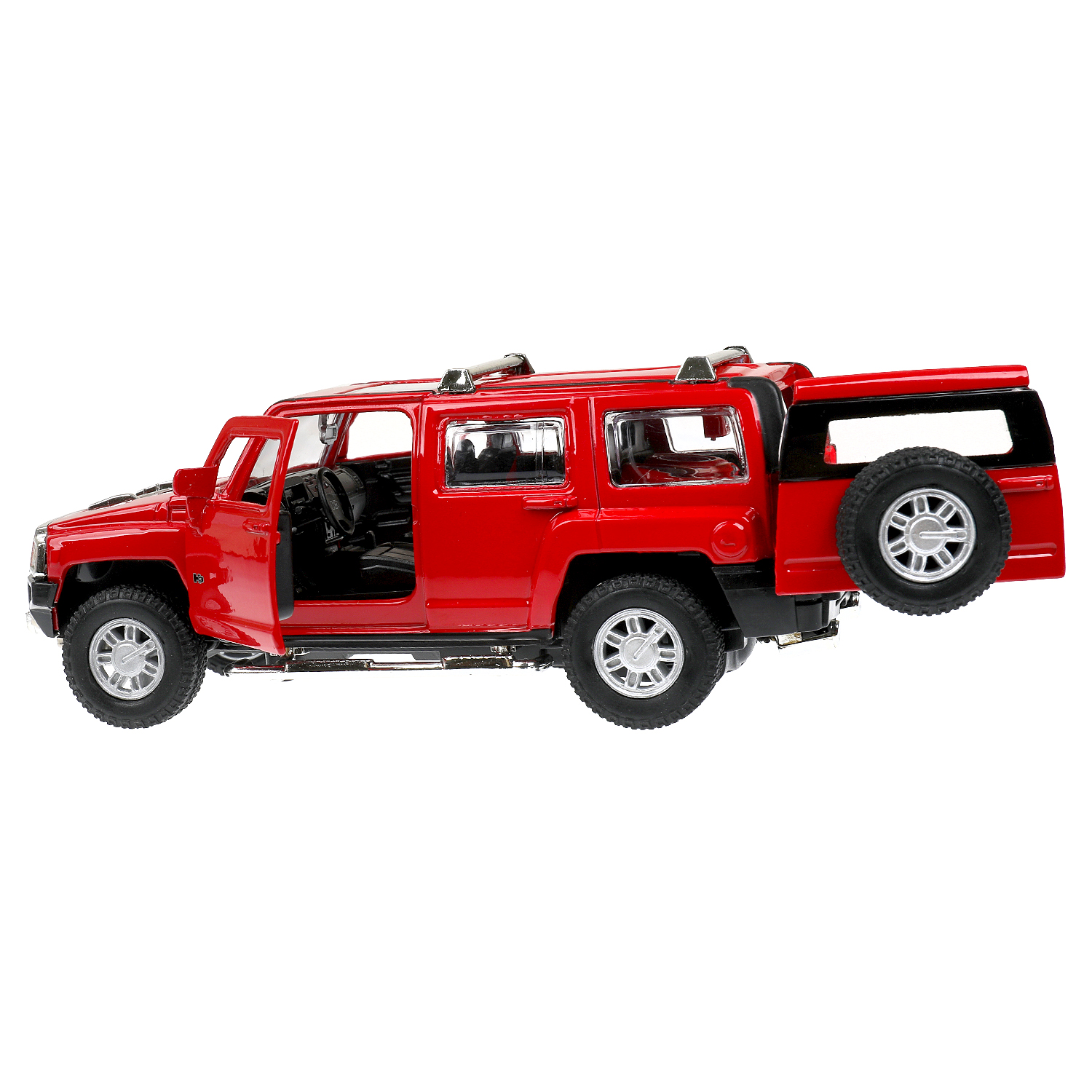 Автомобиль Технопарк Hummer H3 красный 380129 - фото 10