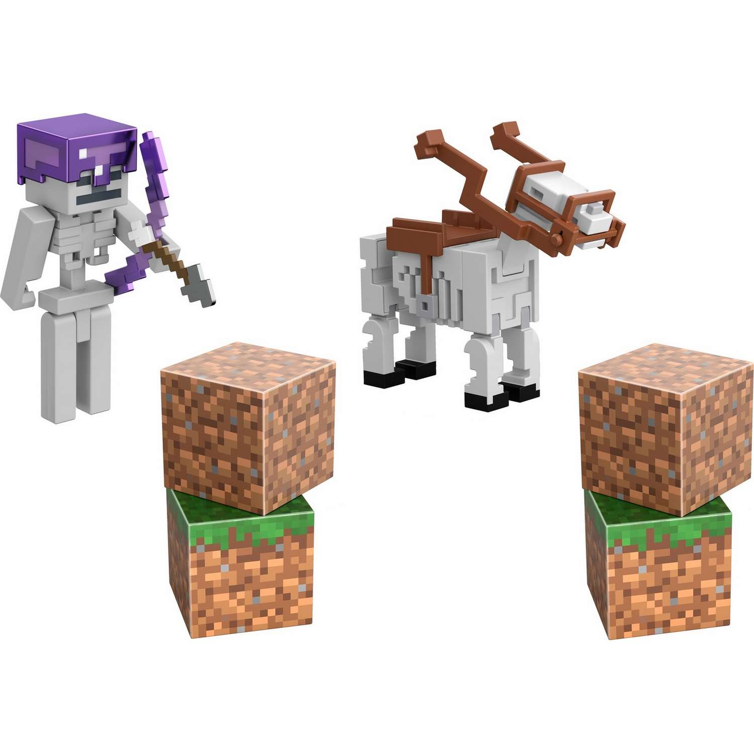 Набор фигурок Minecraft Боевой Скелет-всадник GTT55 - фото 1